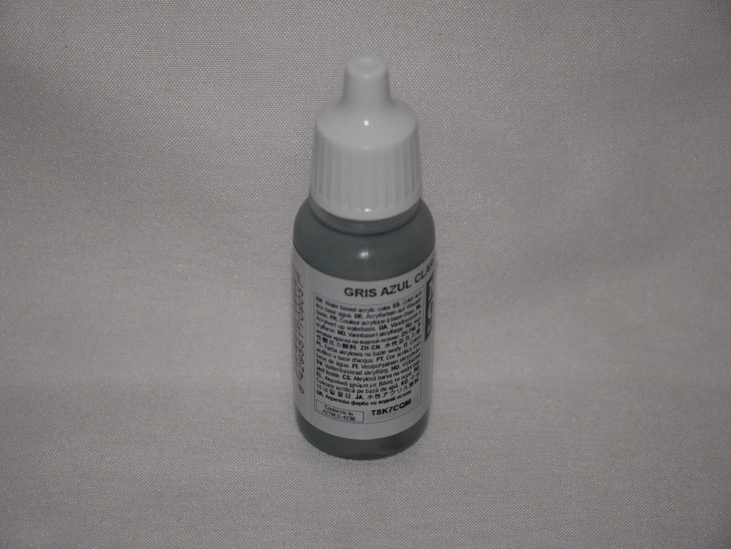 Vallejo Model Color Grey Pale Acrylic 17ml/0.57 fl oz Dropper Bottle - 70.905