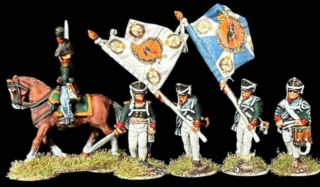 Hat Industrie 1:72 Scale Napoleonic Russian Infantry (Command) Miniatures - 8352
