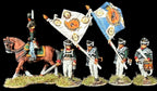 Hat Industrie 1:72 Scale Napoleonic Russian Infantry (Command) Miniatures - 8352