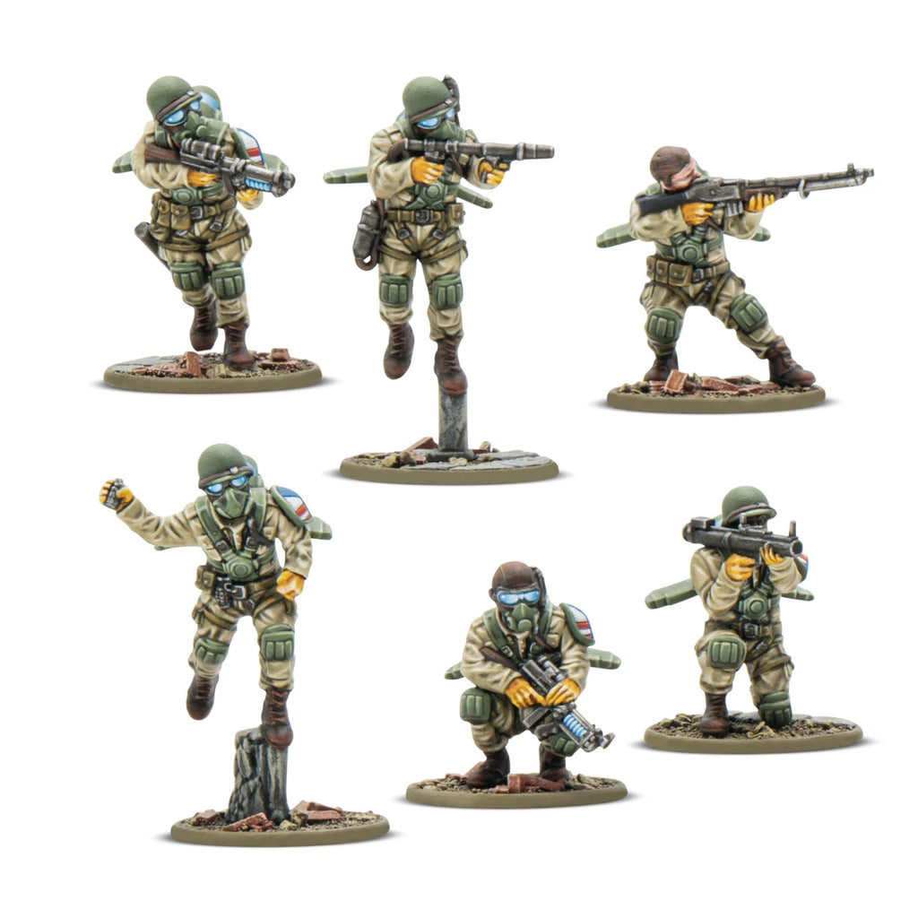 Warlord Games Konflikt 47 1:56 Scale US Firefly Airborne Infantry - 452010404