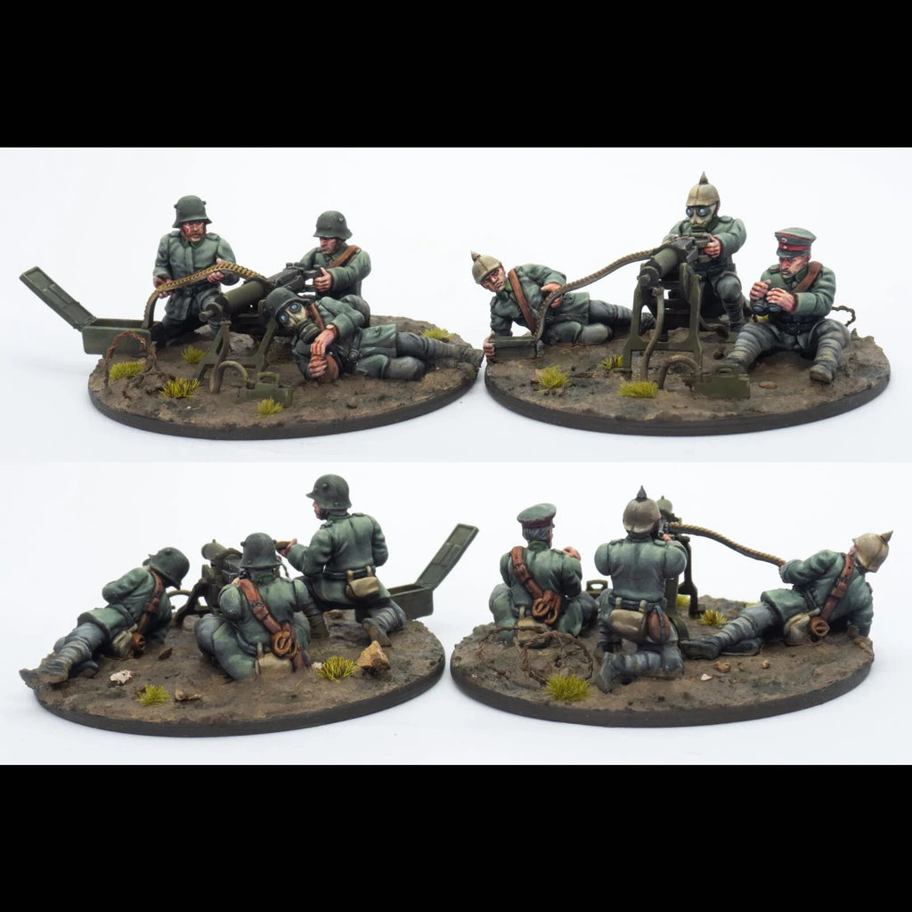 Wargames Atlantic The Great War 28mm German MG-08 Crews (1914-1918) - WAAGW005