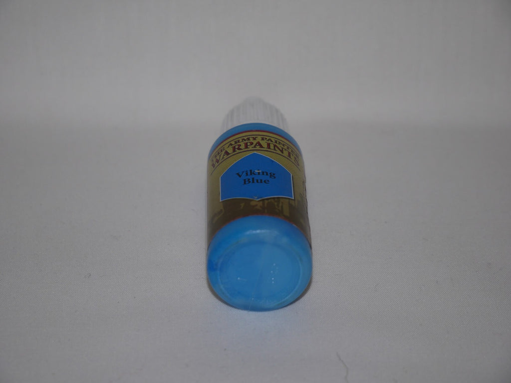 The Army Painter Acrylic Warpaints Range Viking Blue 18ml Dropper Bottle WP1462
