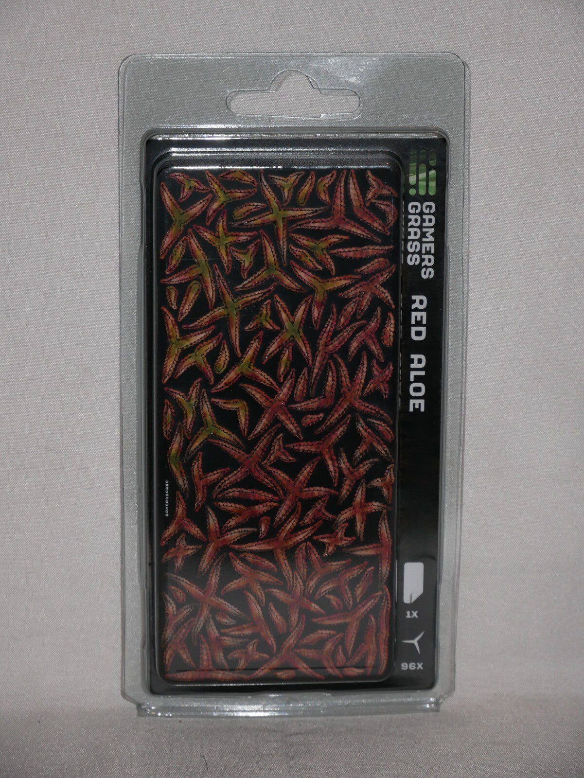 Gamers Grass Full Color Laser Cut Plants Red Aloe For Bases 96 Per Pack GGLP-RA