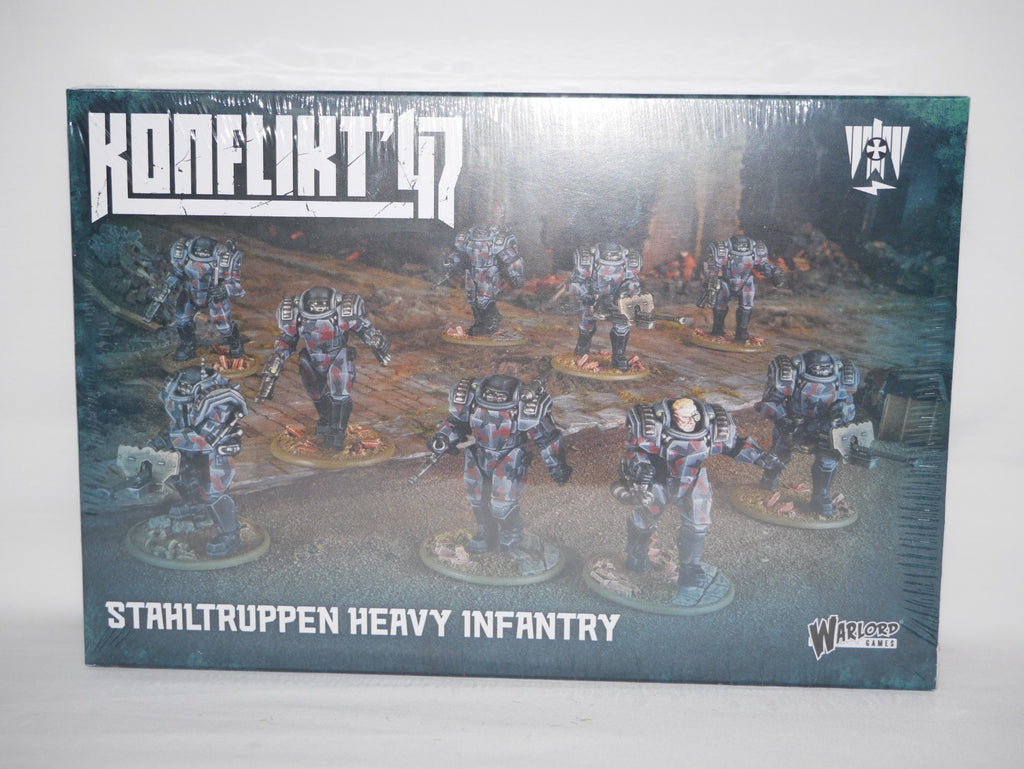 Warlord Games Konflikt 47 1:56 Scale Axis Stahltruppen Heavy Infantry - 452010202