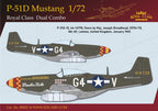 Eduard 1:72 Scale P-51D Mustang Dual Combo Set 'The Royal Class Edition' - R0021