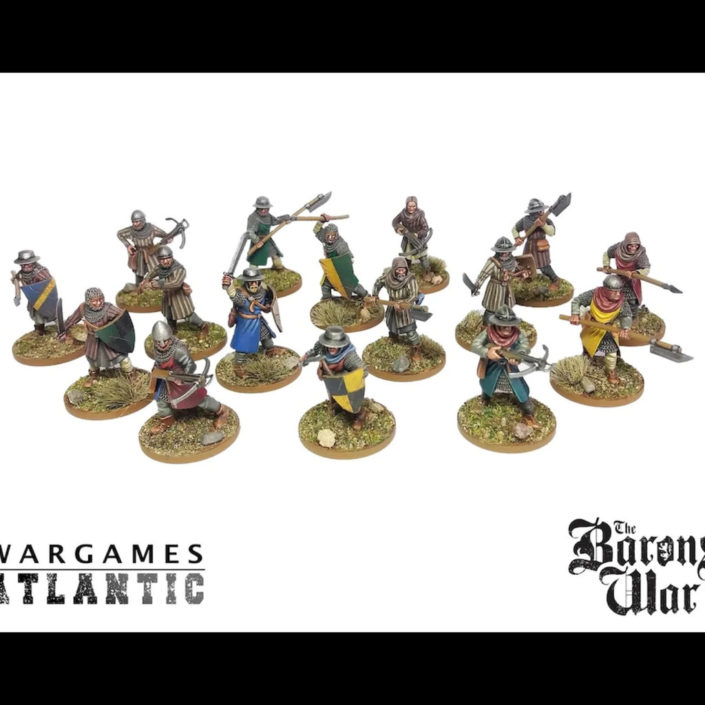 Wargames Atlantic The Barons' War 28mm Scale Foot Serjeants (1150-1320) WAAAC002
