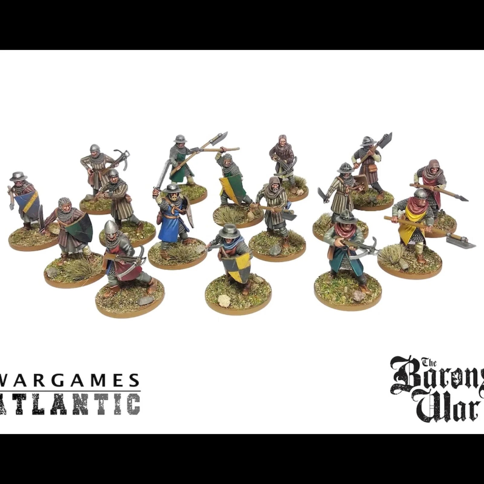 Wargames Atlantic The Barons' War 28mm Scale Foot Serjeants (1150-1320) WAAAC002