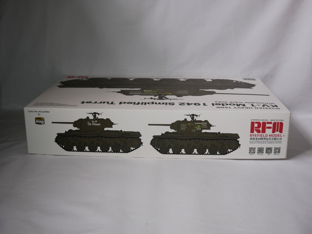 Ryefield Model 1:35 Russian KV-1 Model 1942 Simplified Turret Heavy Tank - 5041