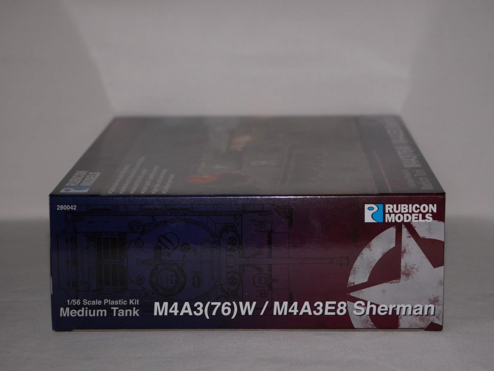 Rubicon Models 1:56 (28mm) Scale WWII US M4A3(76)W / M4A3E8 Sherman - 280042
