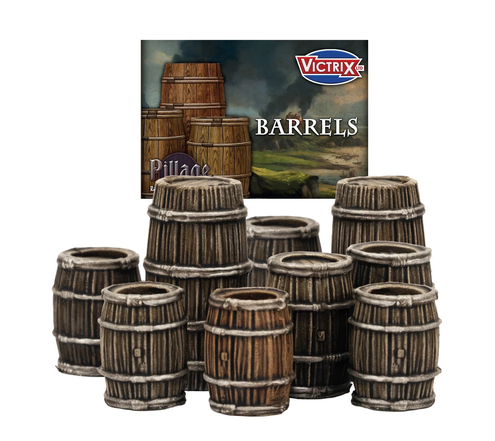 Victrix Ltd Pillage Ransack The Middle Ages 28mm Hard Plastic Barrels - VXE009