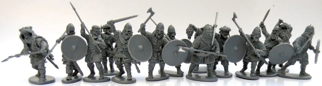 Victrix Warriors Of The Dark Ages 28mm Scale Hard Plastic Vikings Models VXDA001