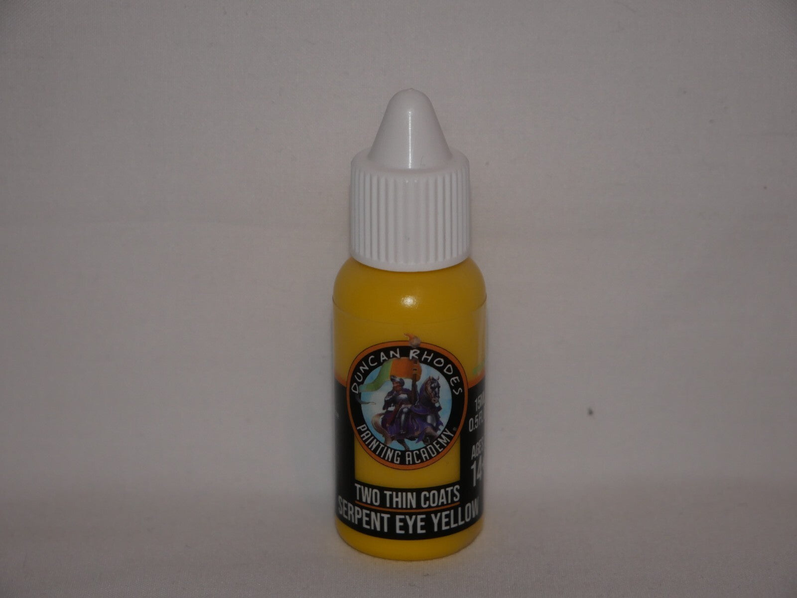 Duncan Rhodes Painting Academy Two Thin Coats Serpent Eye Yellow 15ml - 10130