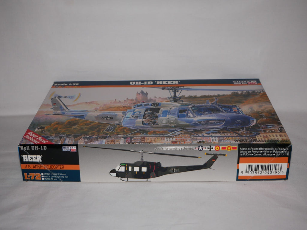 MisterCraft Hobby Kits 1:72 Scale (D-79) US Army Bell UN-1D 'Heer' - 040796