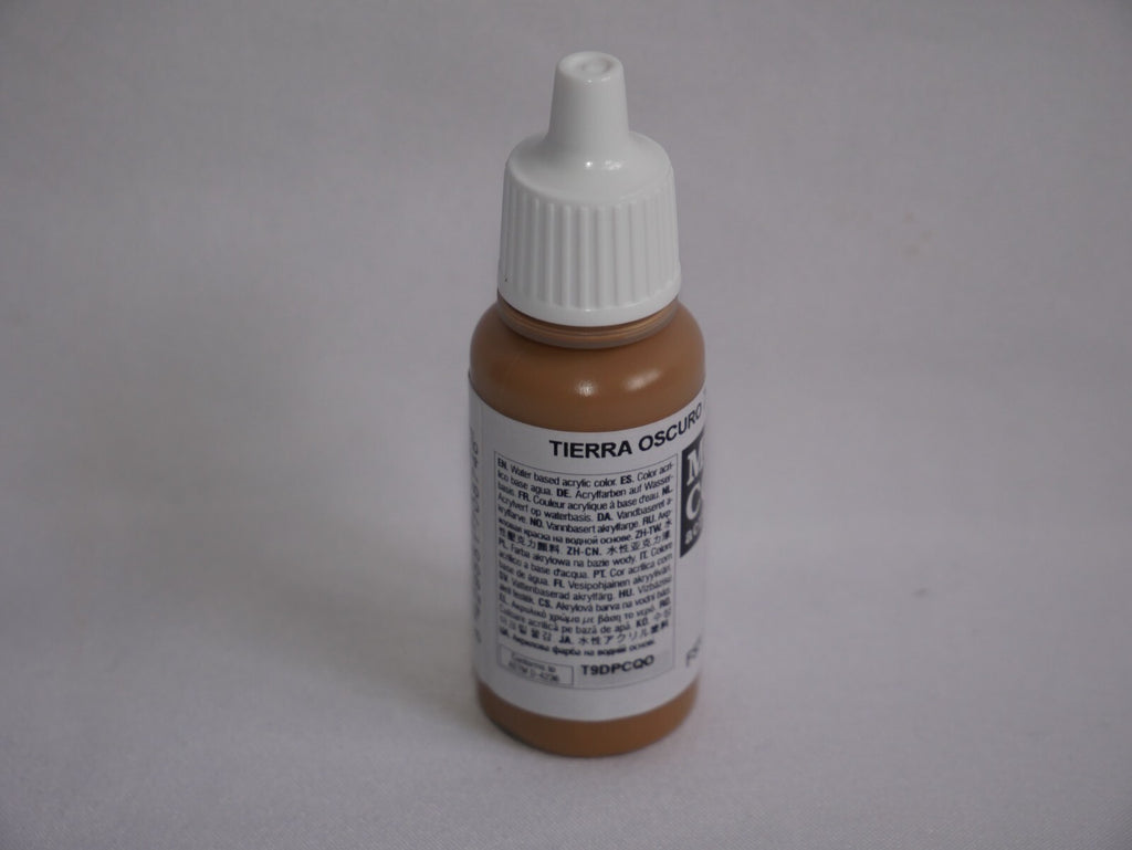 Vallejo Model Color Tan Earth Acrylic 17ml/0.57 fl oz Dropper Bottle - 70.874