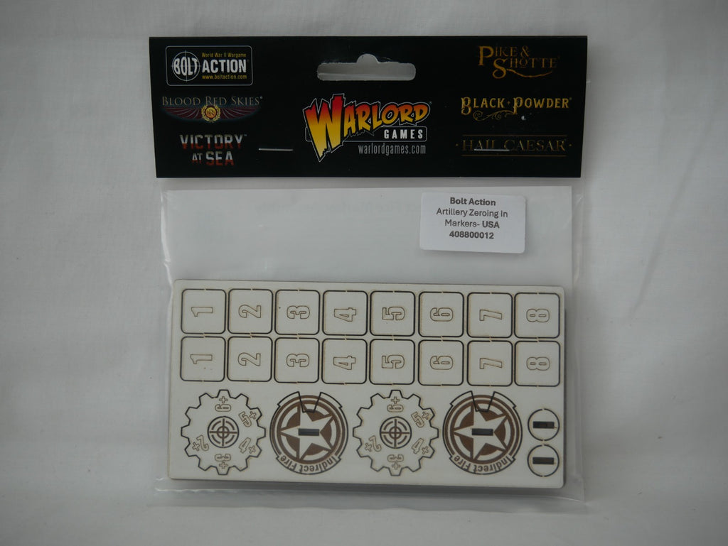 Warlord Games & Skytrex Bolt Action Artillery Zeroing In Markers USA - 408800012