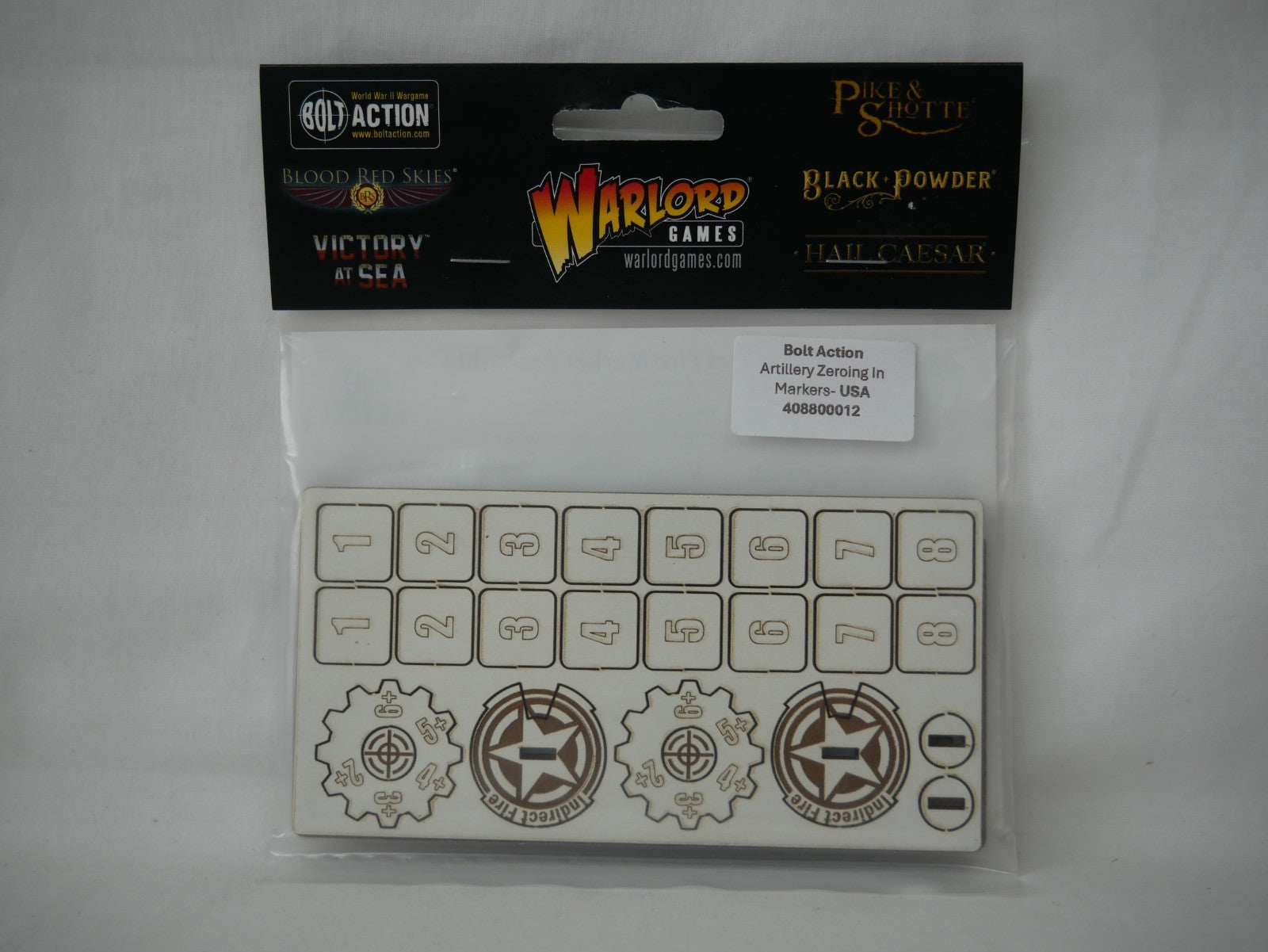 Warlord Games & Skytrex Bolt Action Artillery Zeroing In Markers USA - 408800012