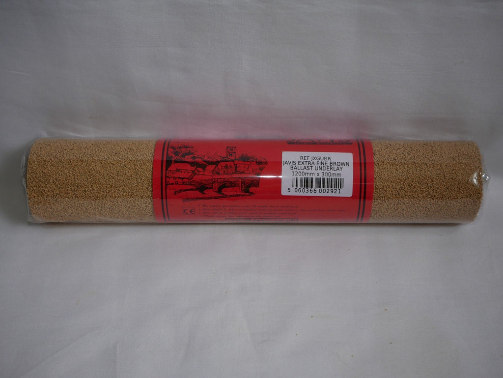 Javis scenics "OO/HO" Extra Fine Brown Ballast Underlay 1200mm X 300mm JXGUBR