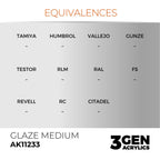 AK Interactive Auxiliary Products Range Glaze Medium 17ml Dropper Bottle AK11233