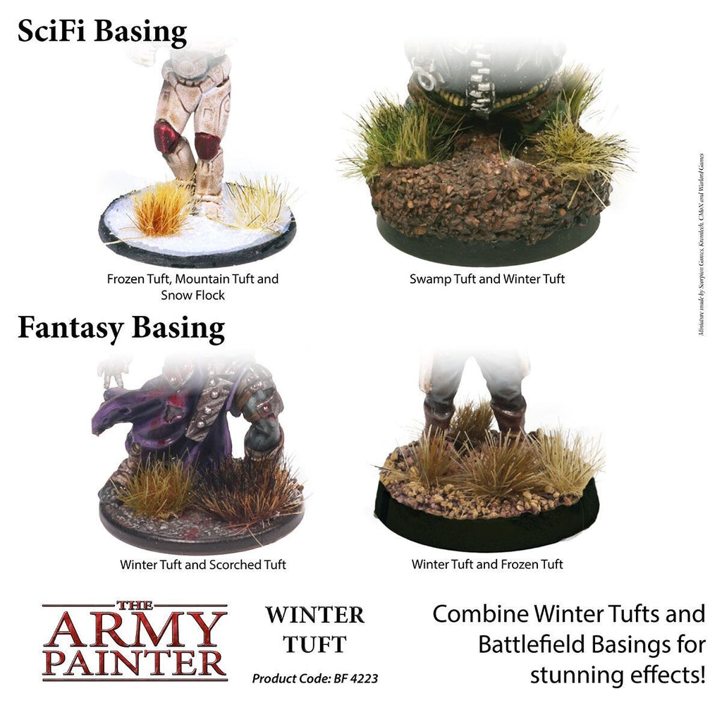 The Army Painter Battlefields Winter Tufts For Wargaming (77) Per Pack - BF4223