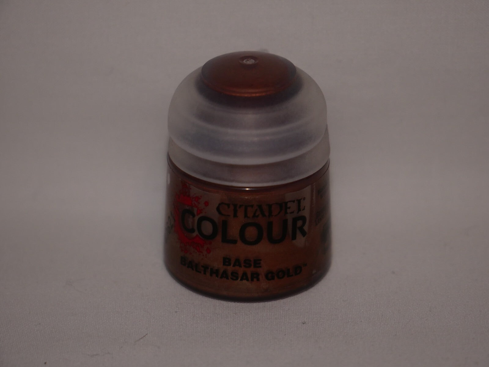 Citadel Colour Base Balthasar Gold Metallic Acrylic 12ml/0.40 fl oz Pot (21-29)