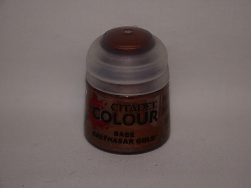 Citadel Colour Base Balthasar Gold Metallic Acrylic 12ml/0.40 fl oz Pot (21-29)
