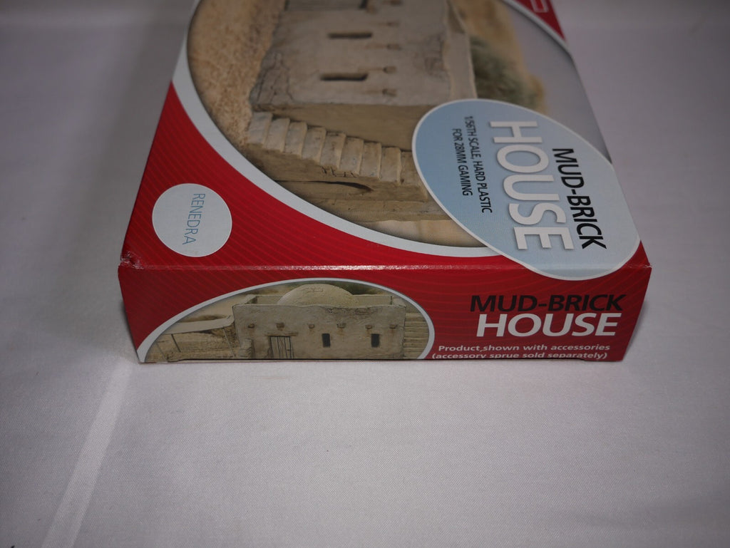 Renedra Ltd Generic Scenery & Bases 1/56th (28mm) Scale Mud Brick House - RNMB