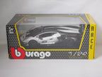 Burago 1:24 Scale Lamborghini Essenza SCV12 Track Only Sports Car - #18-28023