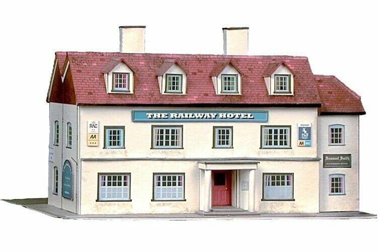 Superquick Model Kits 1:76 Scale Railway Hotel Scaled For "HO/OO" - SQB33