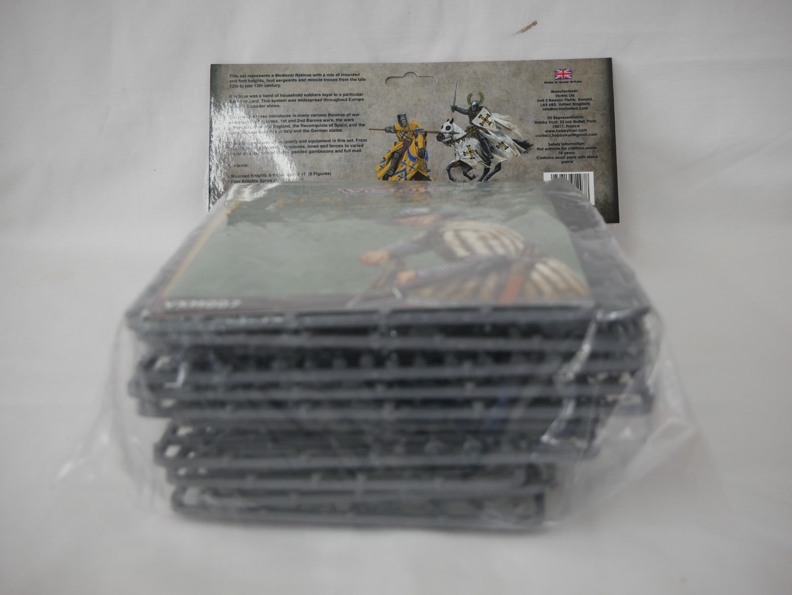 Victrix 28mm Scale Hard Plastic Medieval Warband (42) Miniatures Set - VXWB005