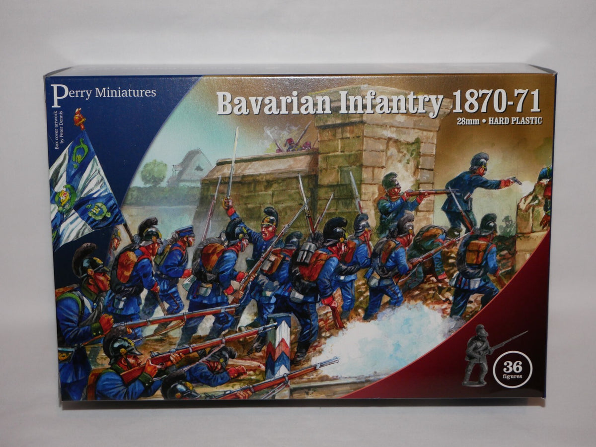 Perry Miniatures 28mm Hard Plastic Franco Prussian Bavarian Infantry (1870-1871) - PRU25