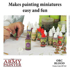 The Army Painter Acrylic Warpaints Range Orc Blood 18ml Dropper Bottle - WP1422