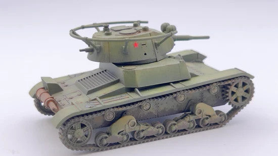 Rubicon Models 1:56 (28mm) Scale WWII Soviet T-26 Light Infantry Tank - 280070