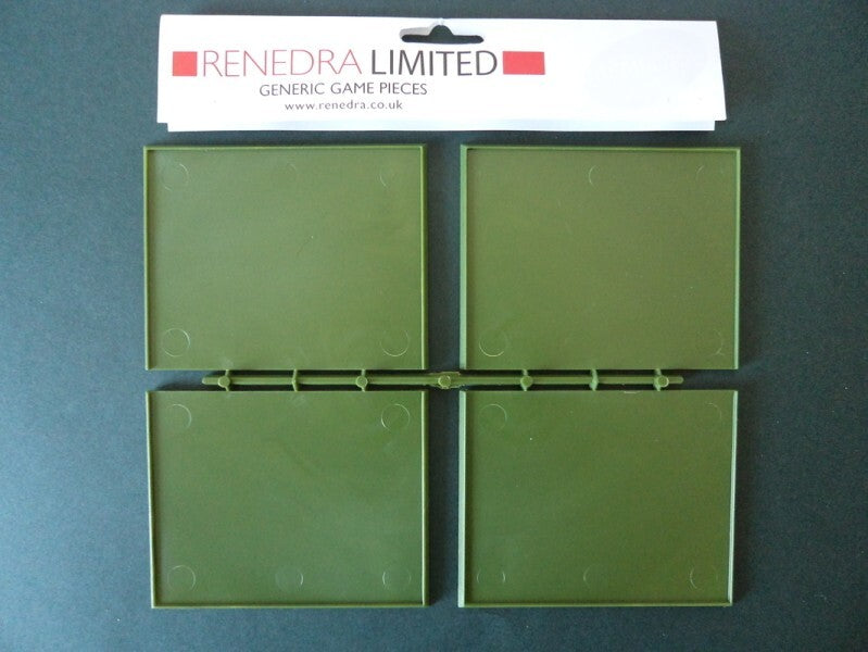 Renedra Ltd Generic Scenery & Bases 4 Movement Trays 80mm x 100mm - RN801100MOV