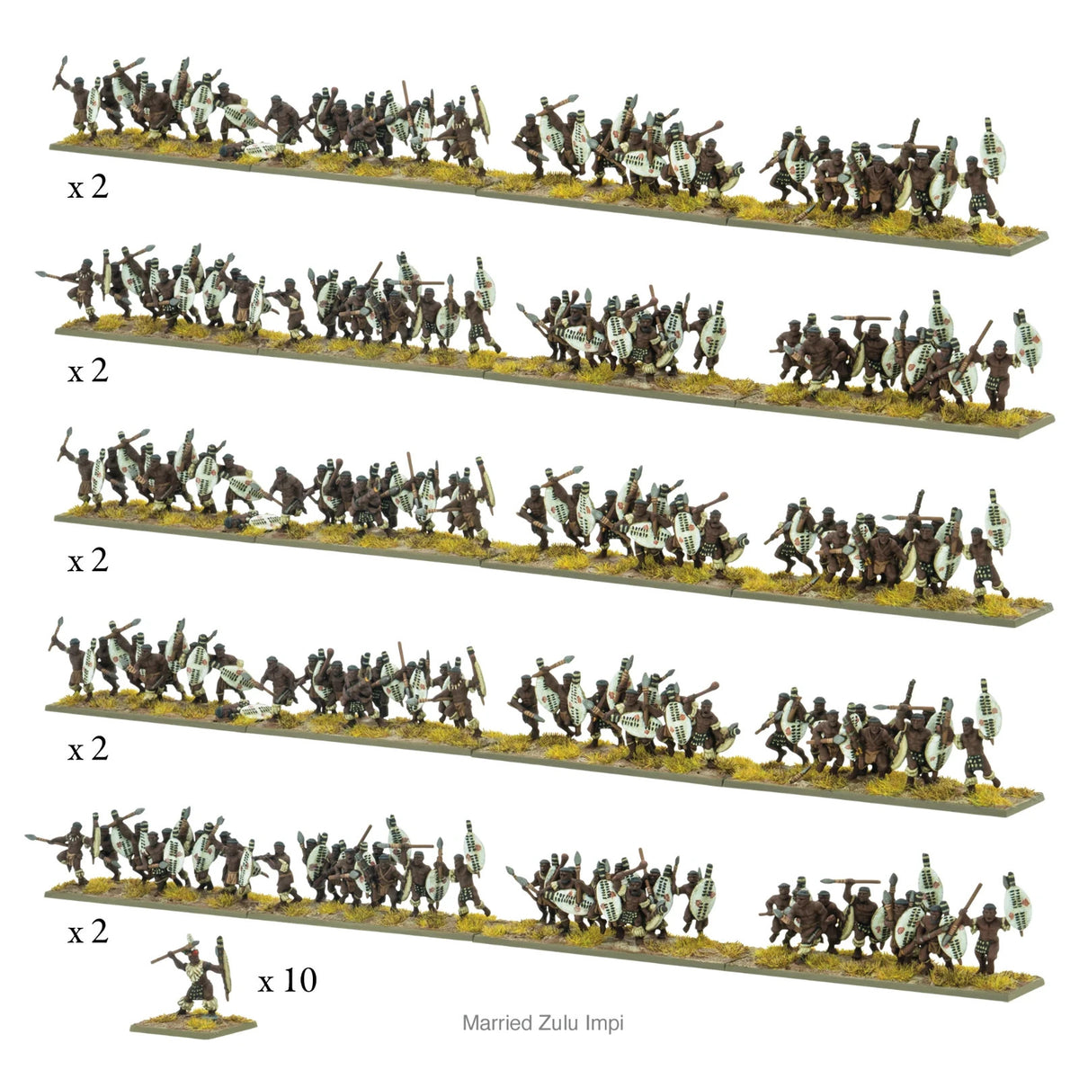 Black Powder Epic Battles 15mm Scale Zulu Rorke's Drift Starter Set - 312614602
