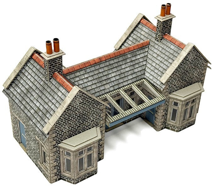 Metcalfe Card Construction Kits OO/HO Scale Little Cardleywick Station - PO315