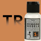 Mission Models Hobby Paints Transparet Light Rust 30ml / 1fl.oz Bottle MMW - 003