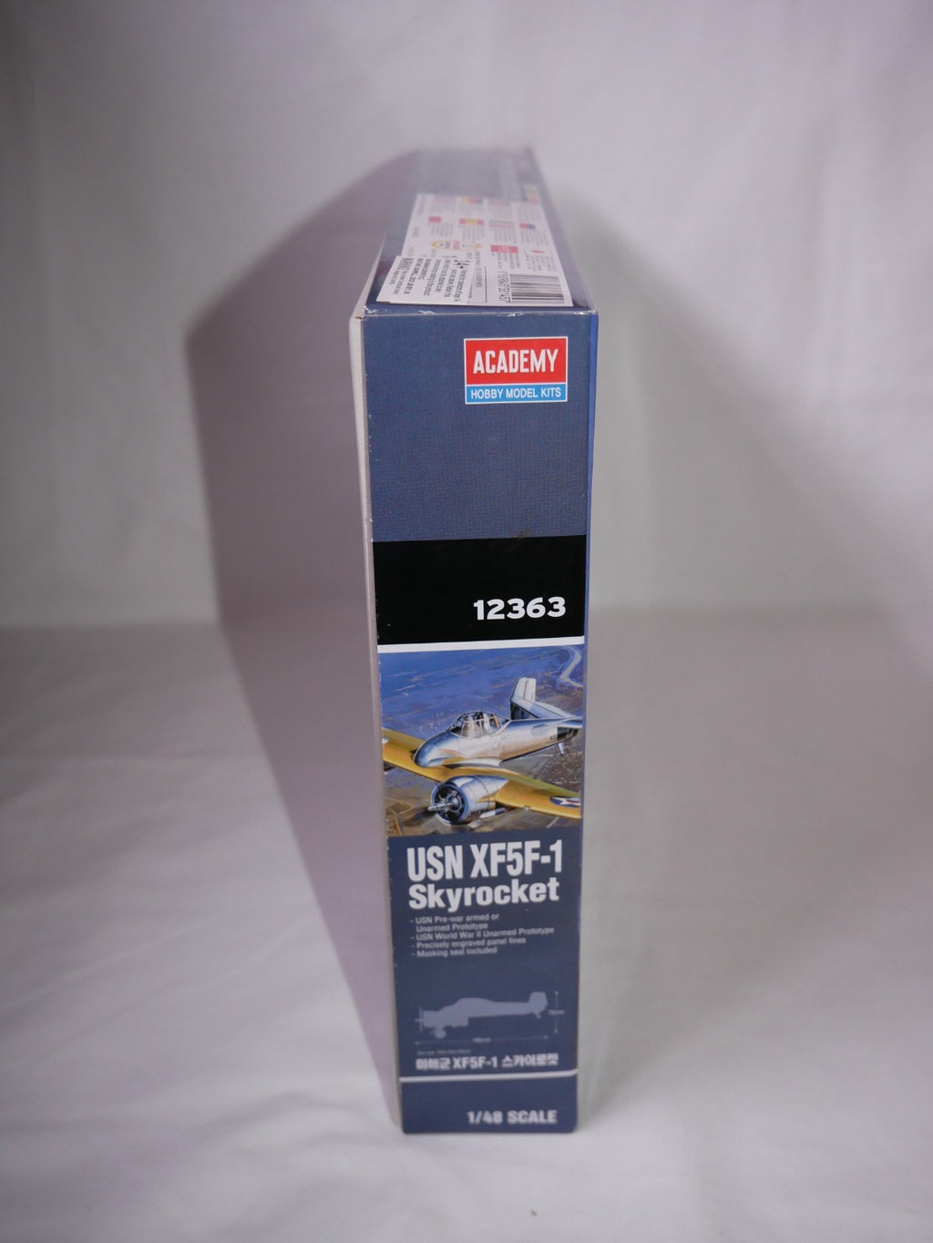 Academy 1:48 Scale USN Grumman XF5F-1 Skyrocket Model Kit Skill Level 4 - 12363