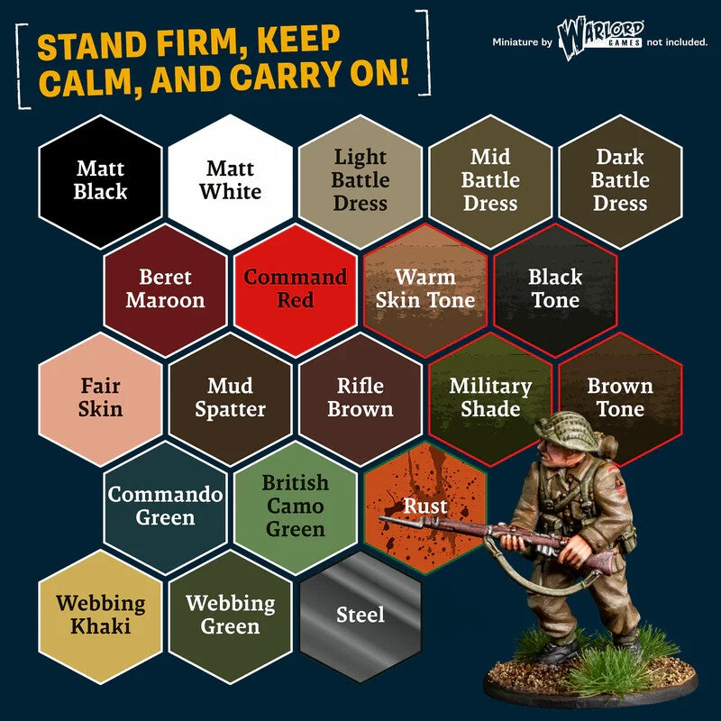 The Army Painter Historical World War II British Paint Set (20 Colours) - WP8084