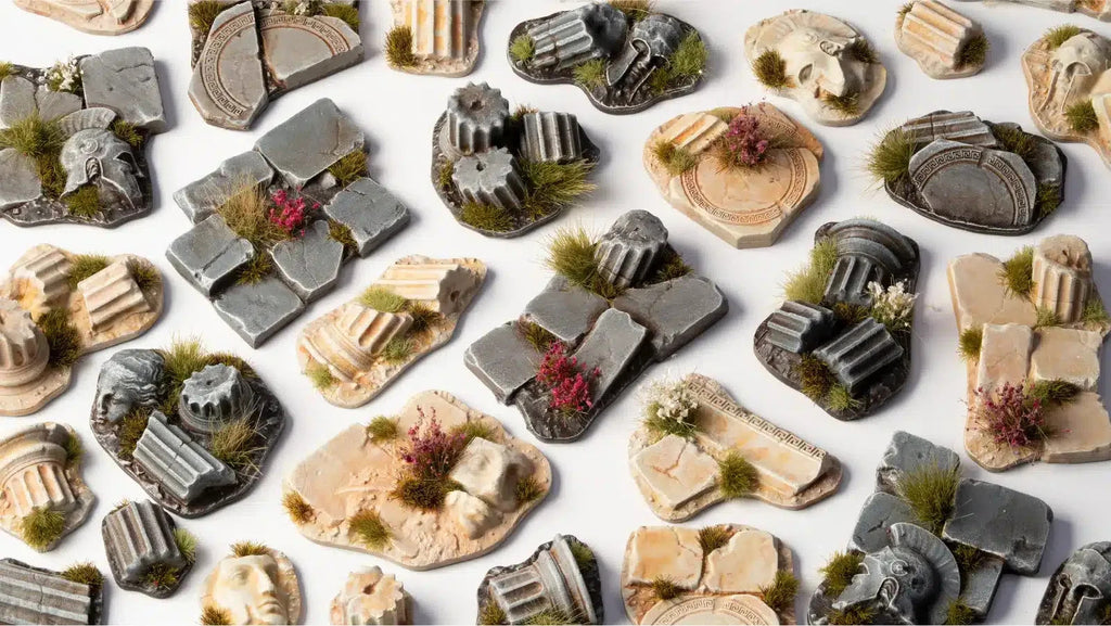 Gamers Grass Basing Bits Temple For Wargaming Miniature Model Bases - GGBB-TE