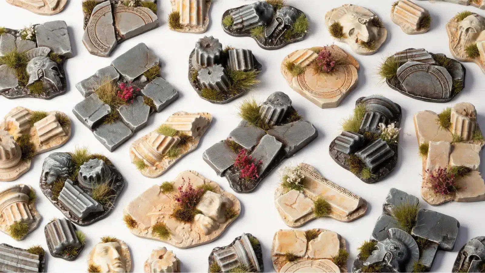 Gamers Grass Basing Bits Temple For Wargaming Miniature Model Bases - GGBB-TE