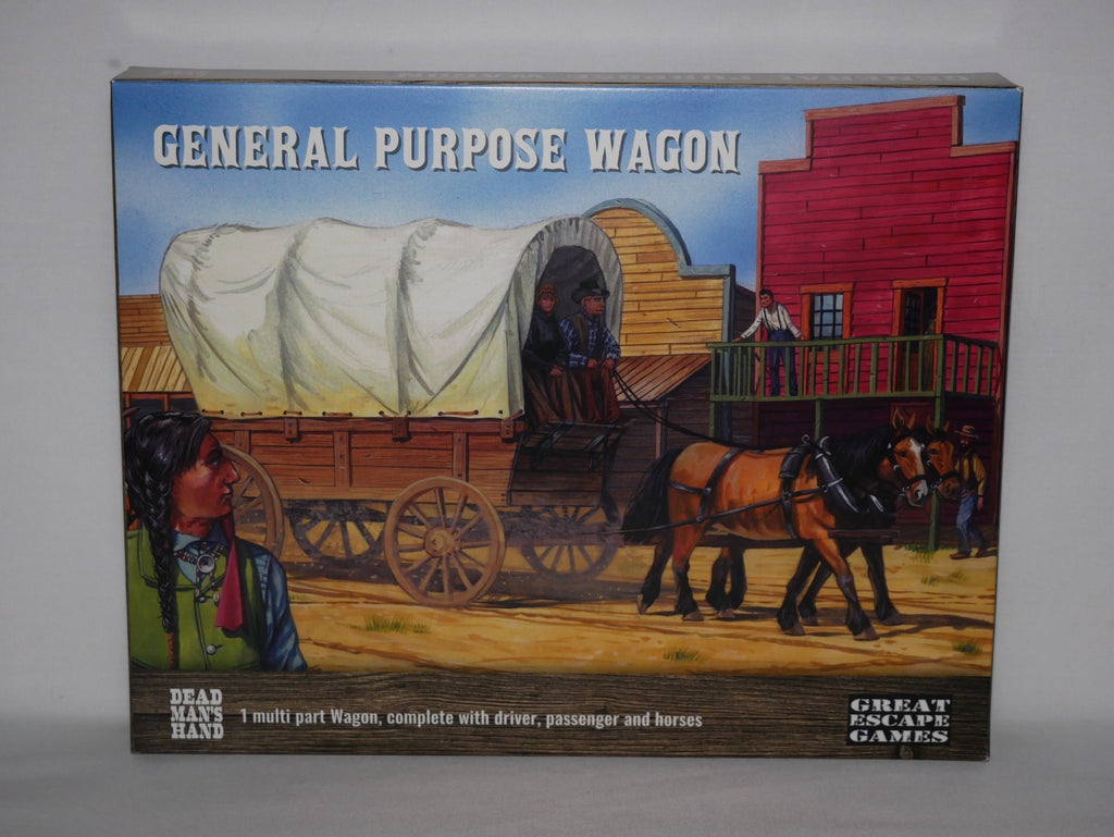 Great Escape Games Dead Mans Hand 28mm Scale General Purpose Wagon - DMHP003
