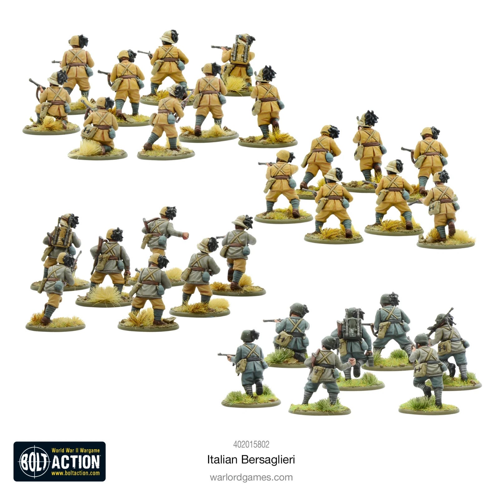 Warlord Games Bolt Action 1:56 Scale WWII Italian Bersaglieri - 402015802