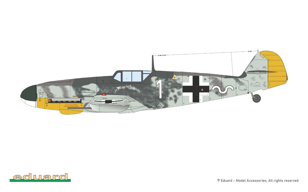Eduard 1:48 Scale WWII Messerschmitt Bf 109G-4 Weekend Edition Model Kit - 84203
