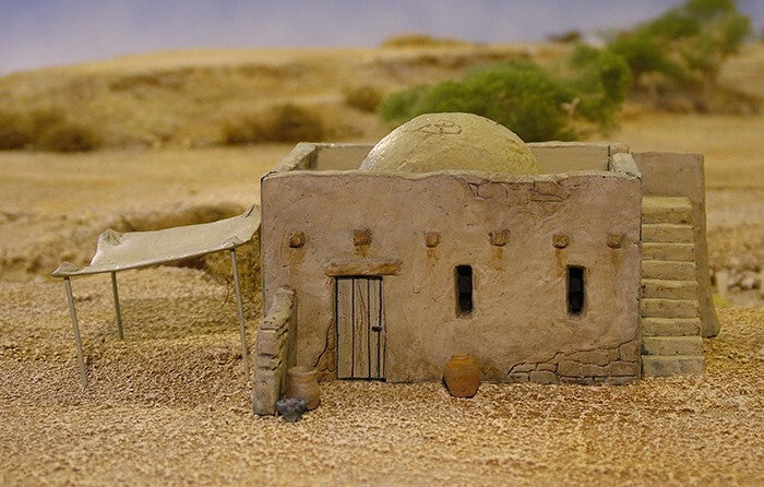 Renedra Ltd Generic Scenery & Bases 1/56th (28mm) Scale Mud Brick House - RNMB