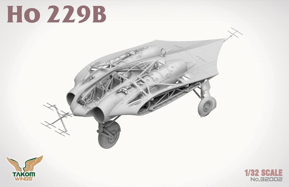 Takom Wings 1:32 Scale German Air Force Horten Ho 229B Flying Wing Bomber 32002