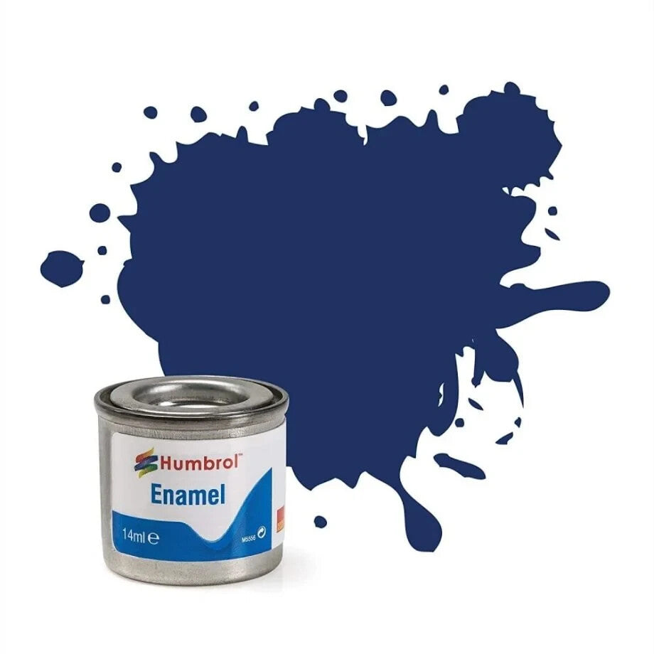 Humbrol Modelling Enamel Paints Gloss Midnight Blue No 15 (50ml) Tub - AQ0015