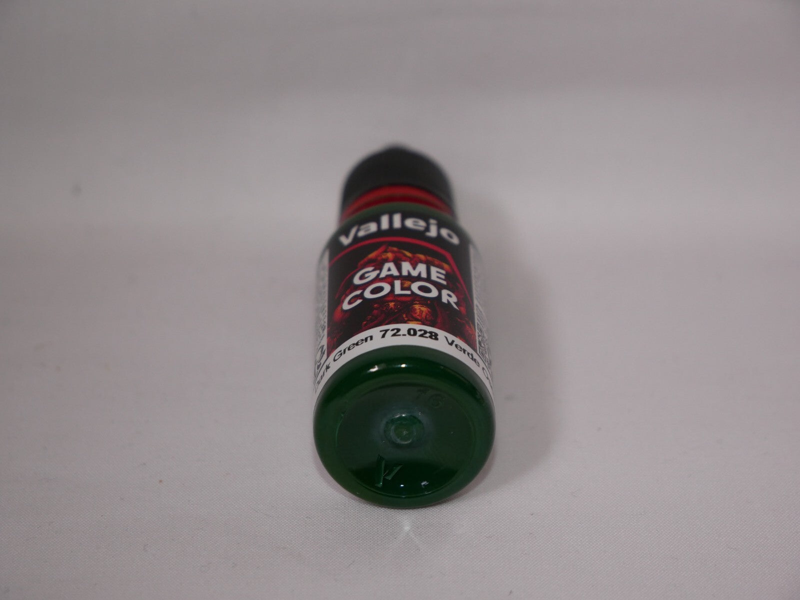 Vallejo Game Color Acrylic Range Dark Green 18ml/0.6 fl oz Dropper Bottle 72.028