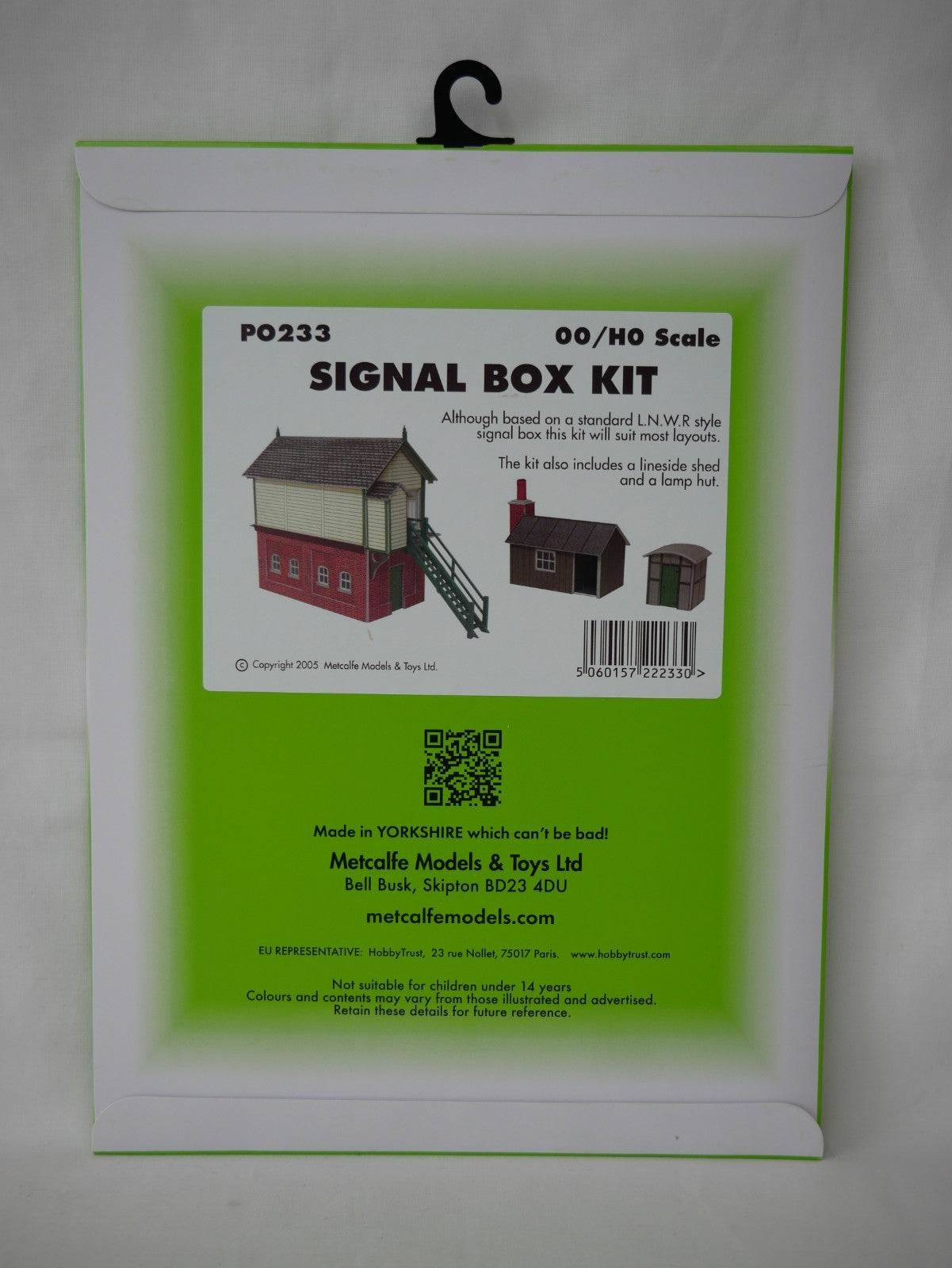 Metcalfe Card Construction Kits & Materials OO/HO Scale LNWR Signal Box - PO233