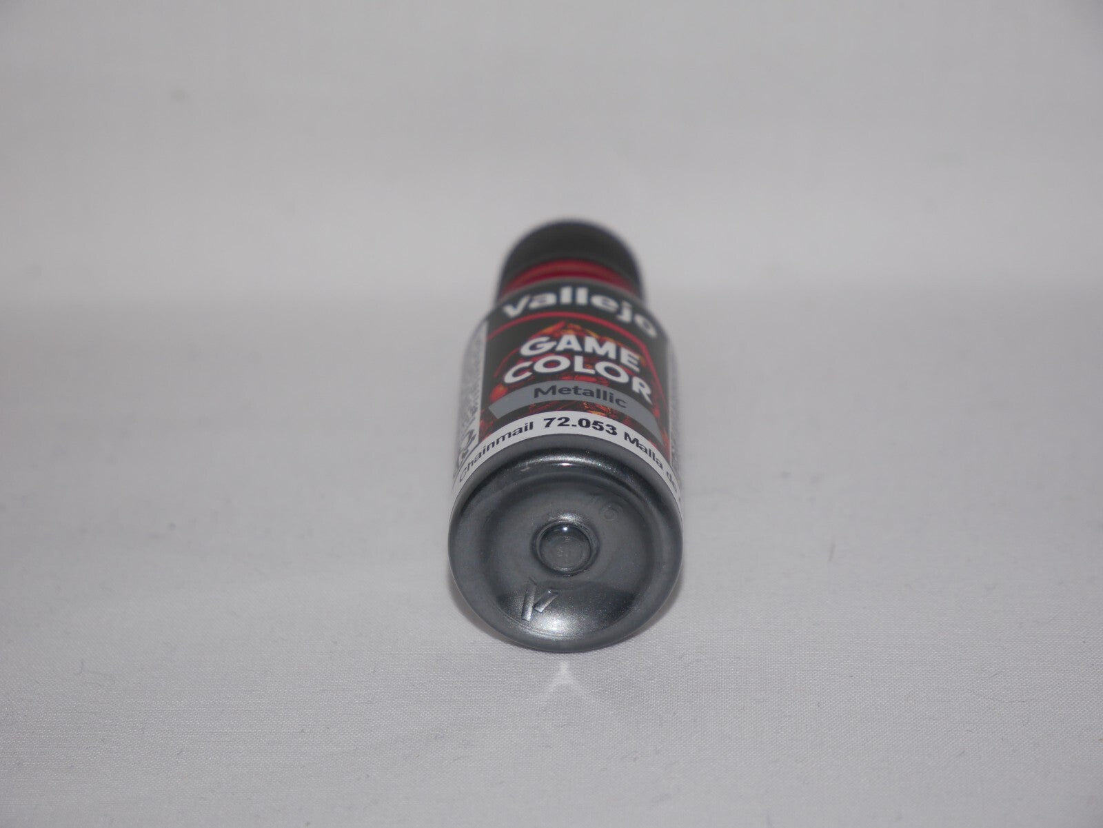 Vallejo Game Color Acrylic Metallics Chainmail Silver 18ml Dropper Bottle 72.053