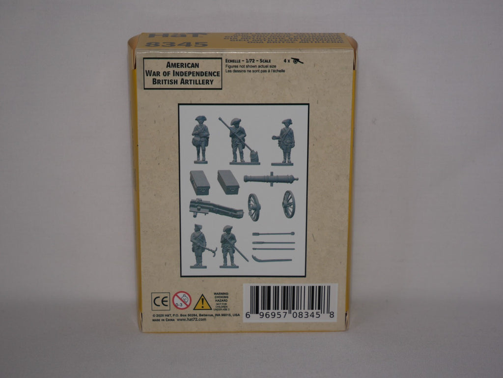 Hat Industrie 1:72 Scale American War Of Independence British Artillery - 8345